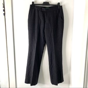 Lauren Ralph Lauren Black Straight-Leg Trousers